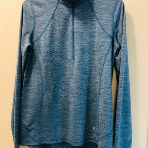 Xersion Heathered Light Blue Women's Quarter-Zip Pullover